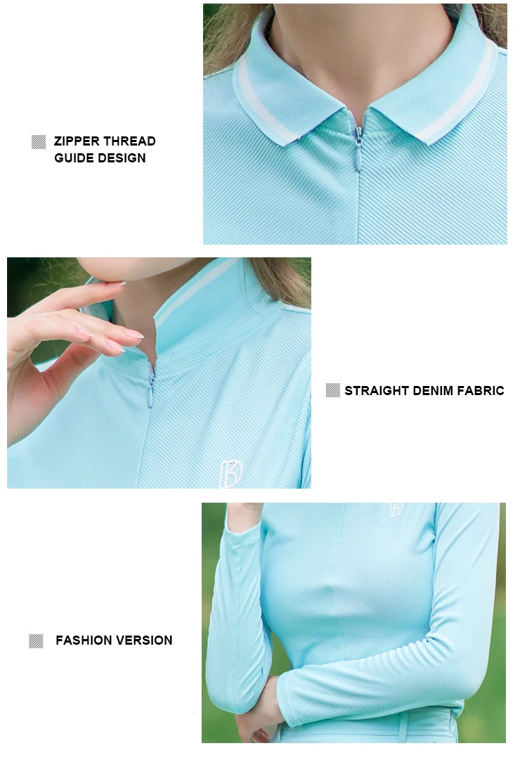 One Tone Golf Clothing Women's Long Sleeve Tshirt Golf Women's Suits
