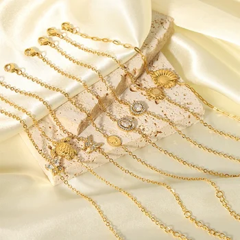 New Fashion Women's Bracelet Titanium Steel Fadeless Jewelry 18K Gold Plated Stainless Steel Jewelry Bracelet