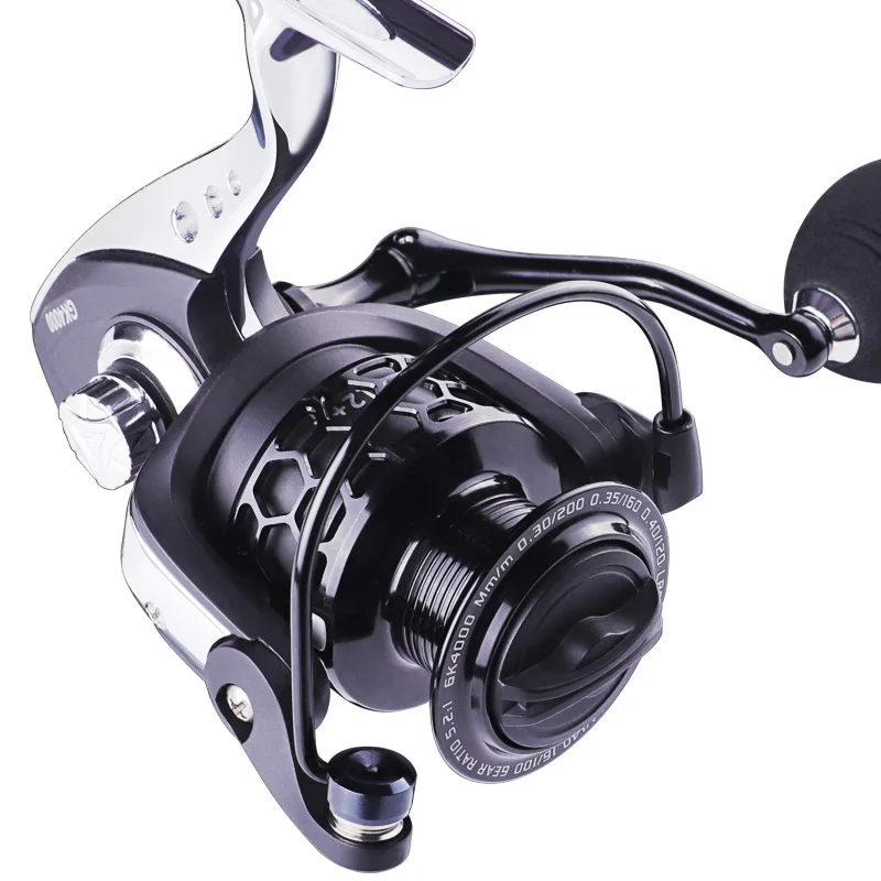 CHILENT スピニングリール GK1000-7000 フルメタル カープリール 釣り