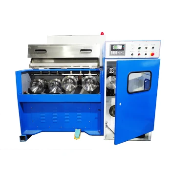 Double conductor wire drawing machine Fine copper wire making machine with high produtivity