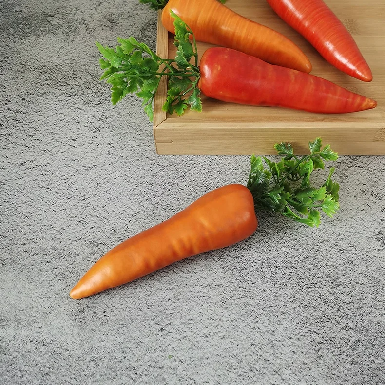 Artificial Vegetables and Fruits Foam Fake Carrot