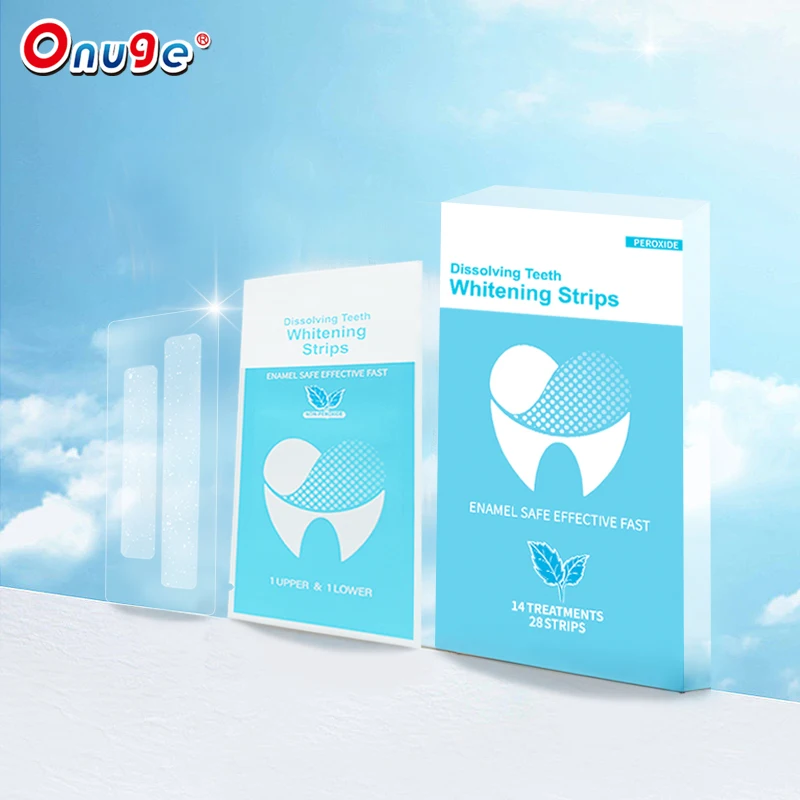 100% QA/ QC Process 4th Instant White Gen Tooth Whiting Sticker OEM Dissolving Teeth Whitening Strips