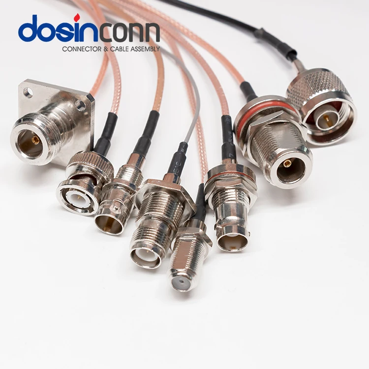 Alibaba.com: DOSIN RF Coaxial Cables, 50 Ohm low loss connectors with ...
