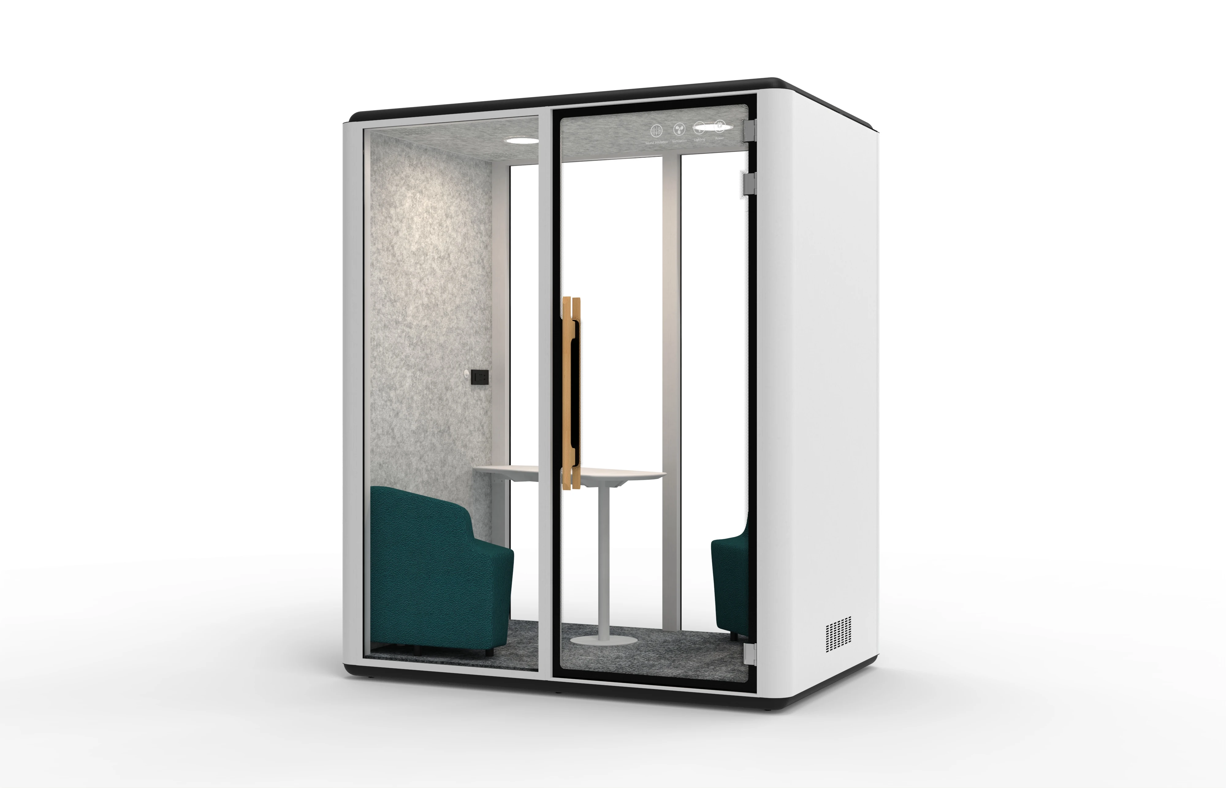 European Style Work Office Pod Well-Decorated Soundproof Phone Booth Home Office Studio Villa Indoor Bathroom Apartment Bedroom 15