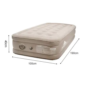 Soft air bed with electric pump air bed mattress inflatable air mattress bed