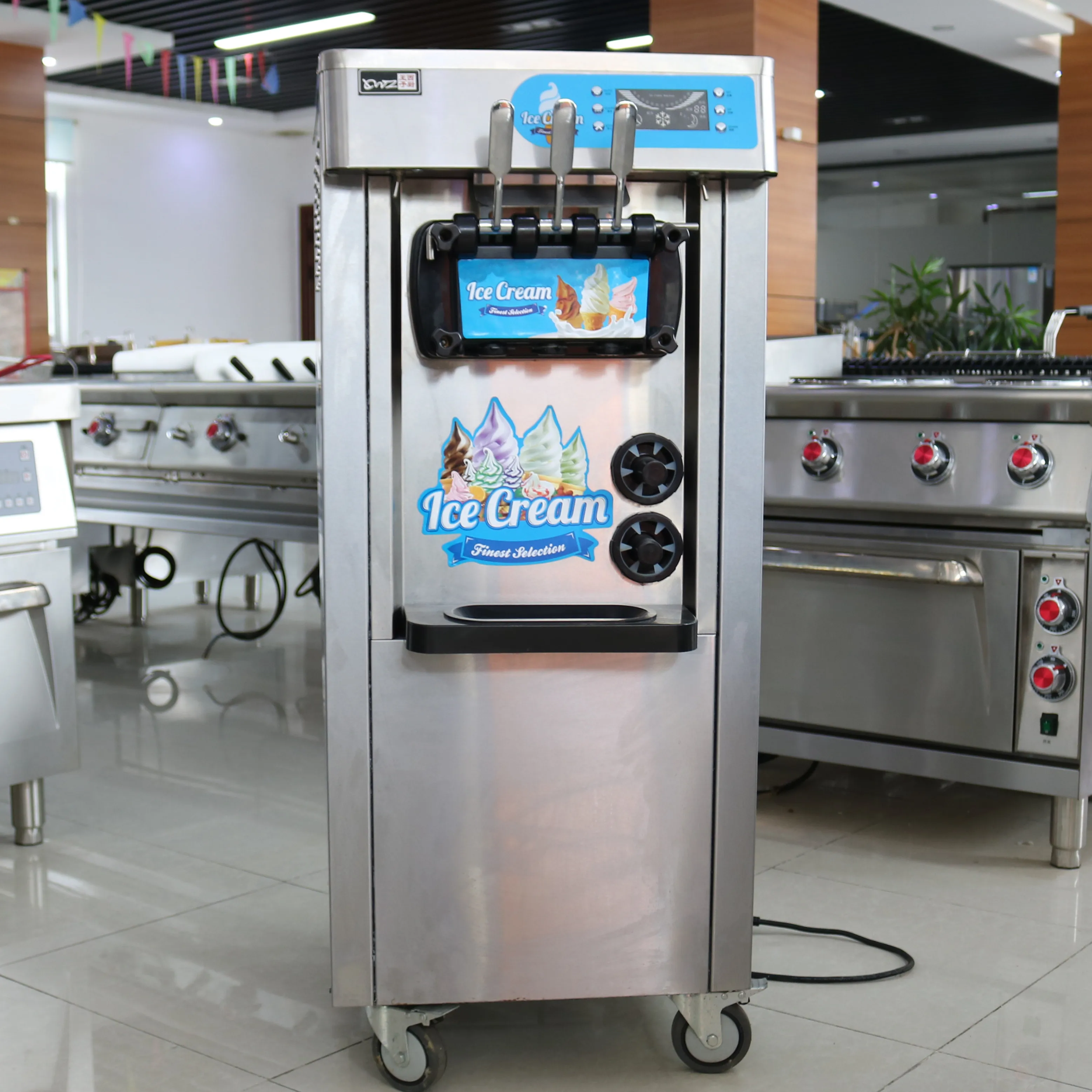 Factory Sales Soft Ice Cream Machine R410 Refrigerant Ice Cream Machine Soft