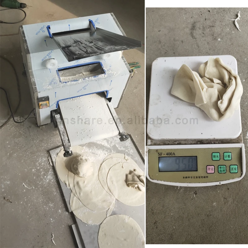 Electric Pizza Base Making Machine Automatic Pizza Dough Roller Making Machine
