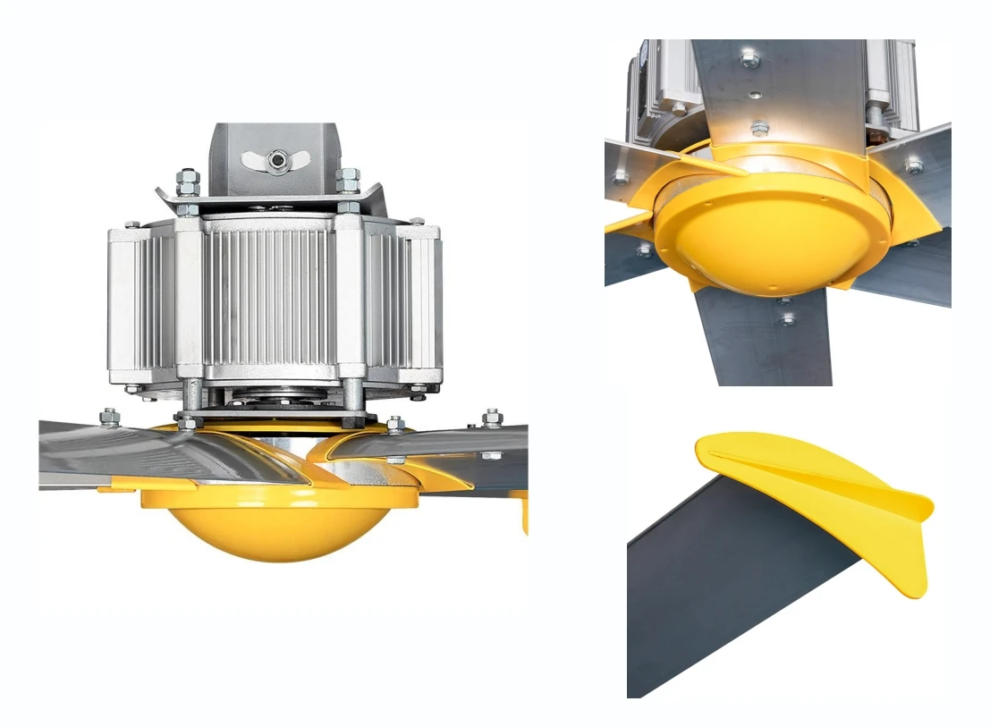 Industrial Pmsm Ceiling Fan, HVLS, 2.5m - detail 4