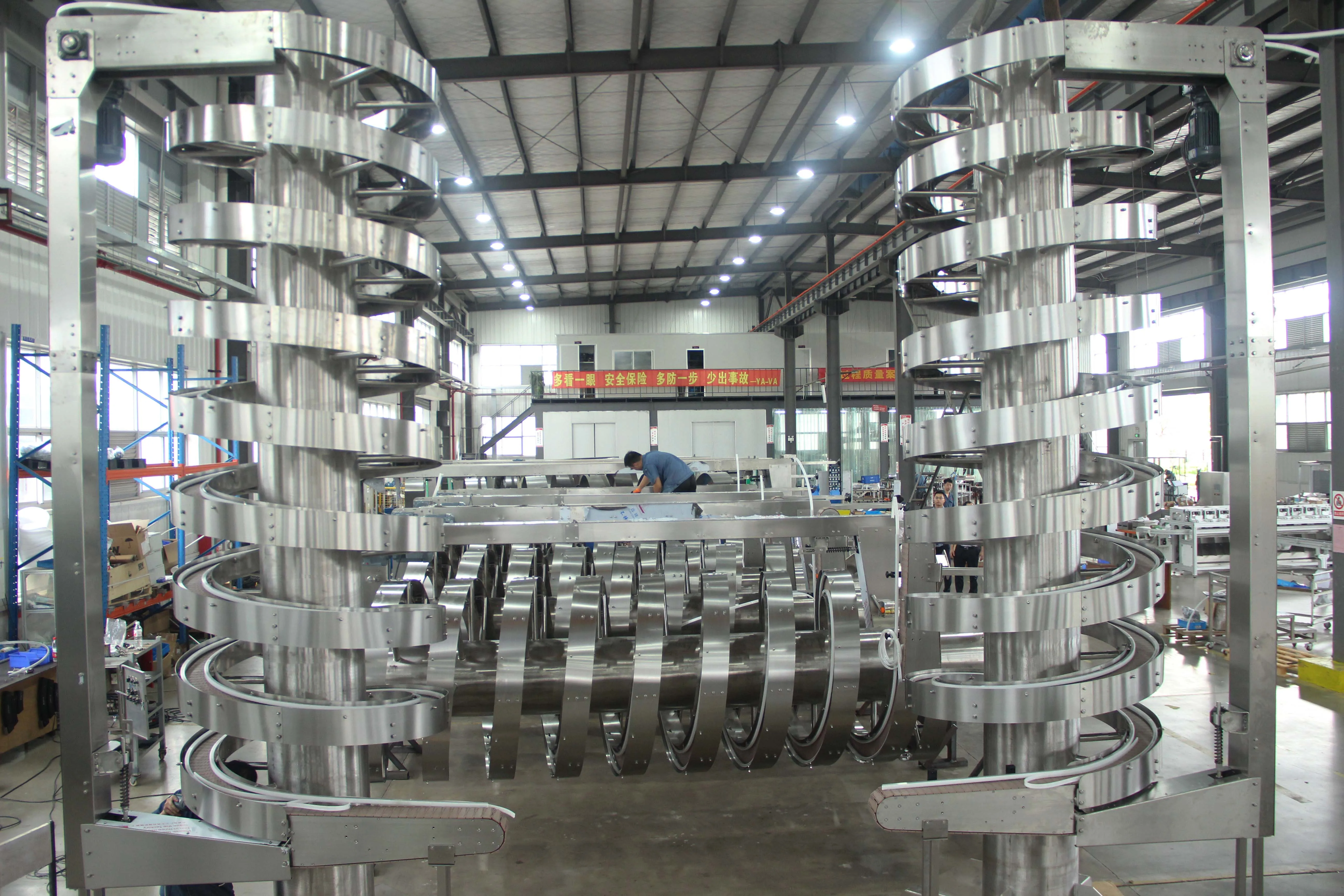 Slat Conveyors/Plastic Chain Conveyor for Beverage Glass Bottle and Cans