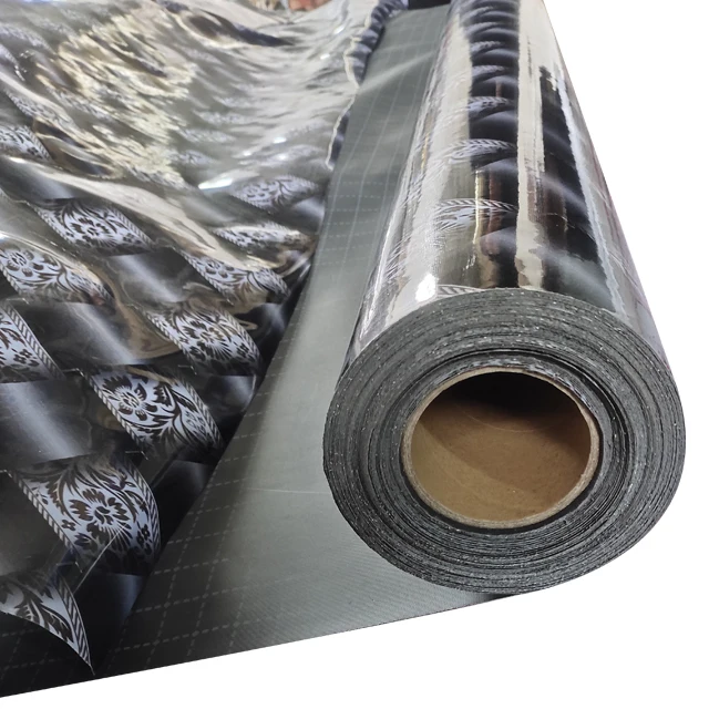 Pvc Plastic Flooring Roll 0.35mm X 1.83m / 2m X 30m High Quality Non