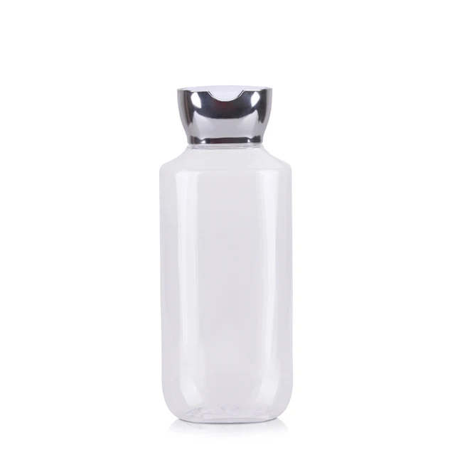 240ml 300ml Empty Hair Conditioner Shampoo Packaging Plastic Cosmetic Bottle With Disc Top Cap
