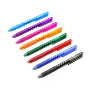 Quick-Drying 0.5mm Erasable Gel Ink Multi-Function Pens Built-In Eraser for Kids and Students Promotional Pen