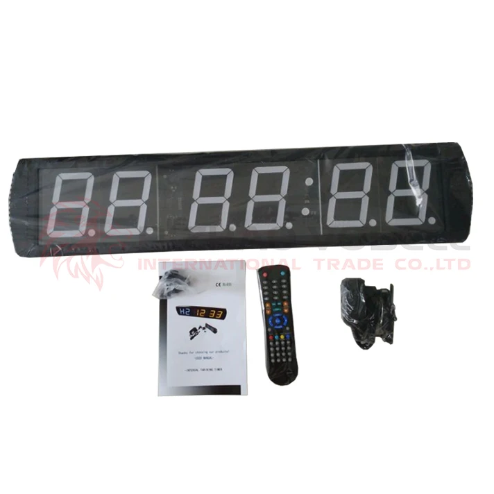 Six Digital Gym Sport Interval Timer/boxing Timer/crossfitness Timer 24