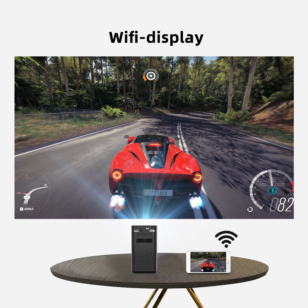 BYINTEK UFO P20 Mini LED DLP Projector - Portable Smart