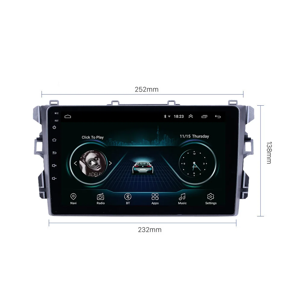 Android Car Multimedia Player for BYD G3 Car Radio GPS Navigation DVD Player Mp5 Auto Stereo Head Unit