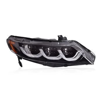 Car Styg Head Lamp for Honda Civic 2008-2011 Headlight DRL Projector Lens Dynamic LED Turn signal Auto Accessories