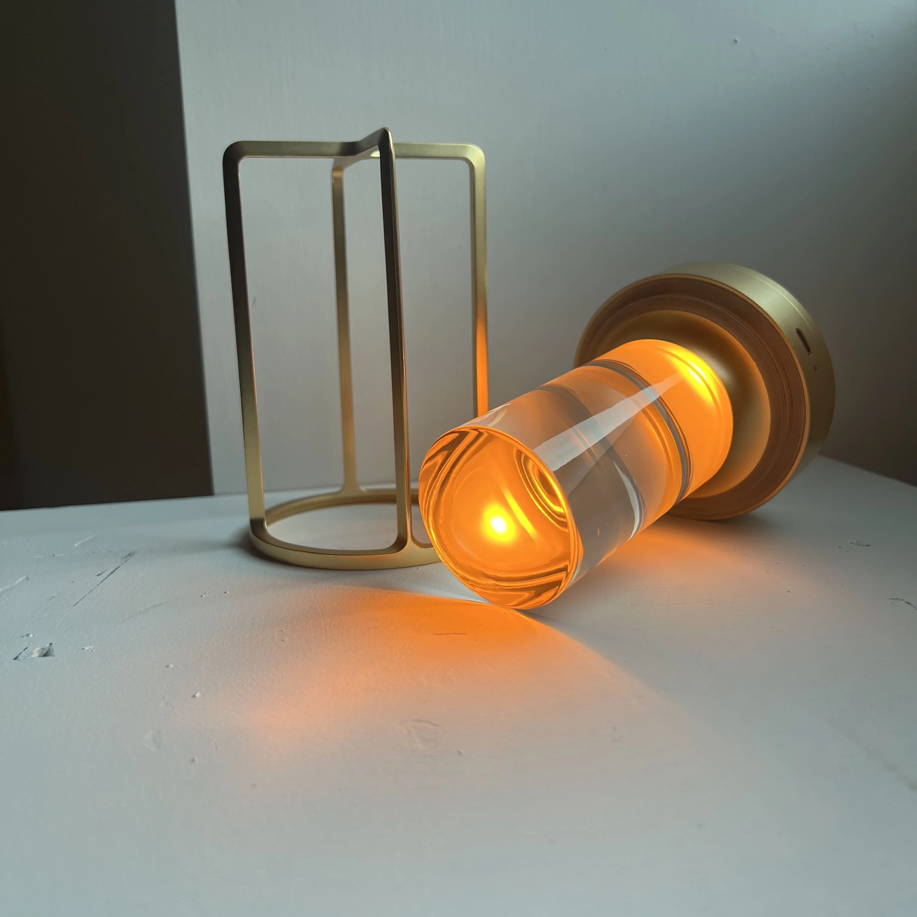 Aluminum Alloy Bedroom Bedside Charging Mini Led Restaurant Bar