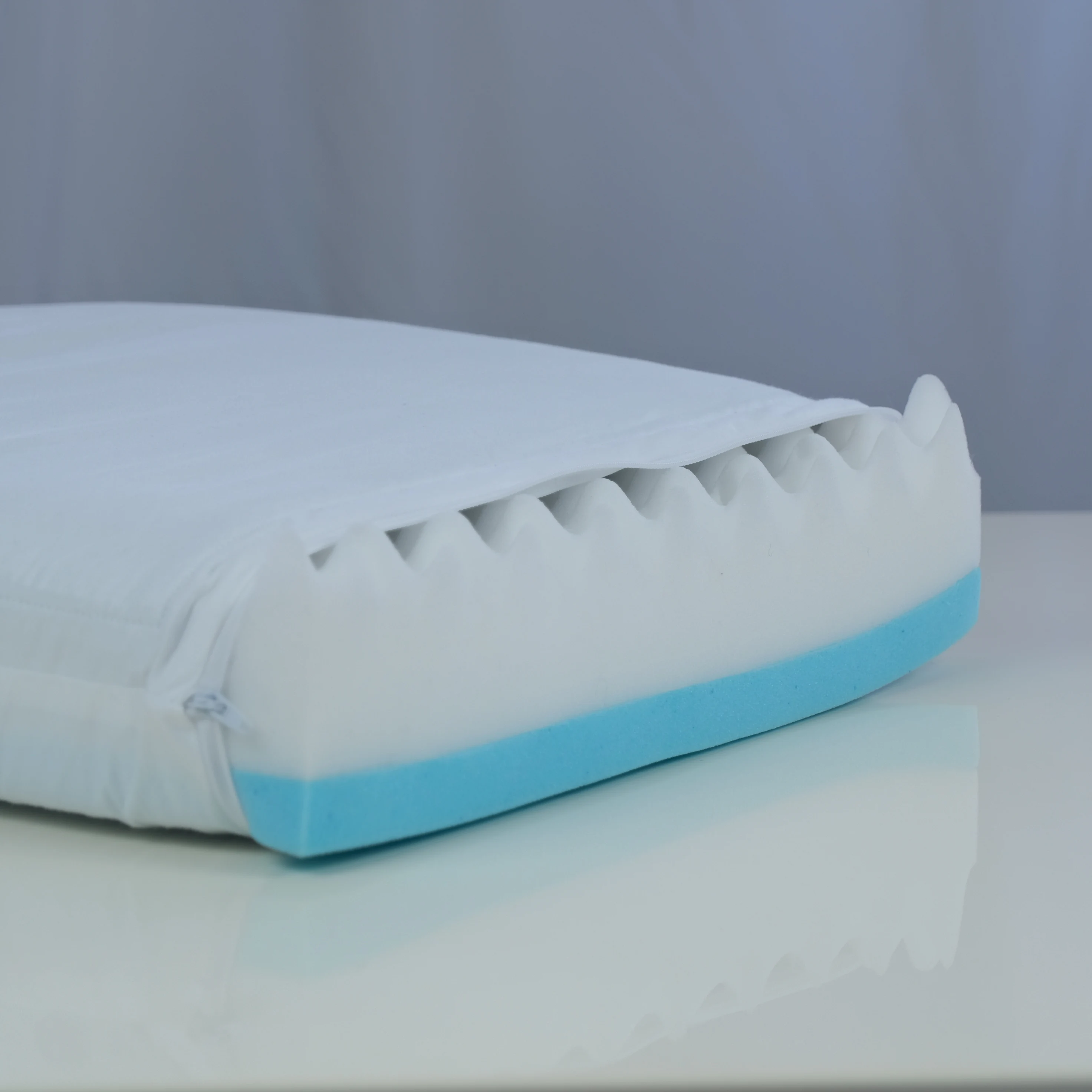 Customized Design Memory Foam Neck Bed Ice Hot Water Pillows Factory