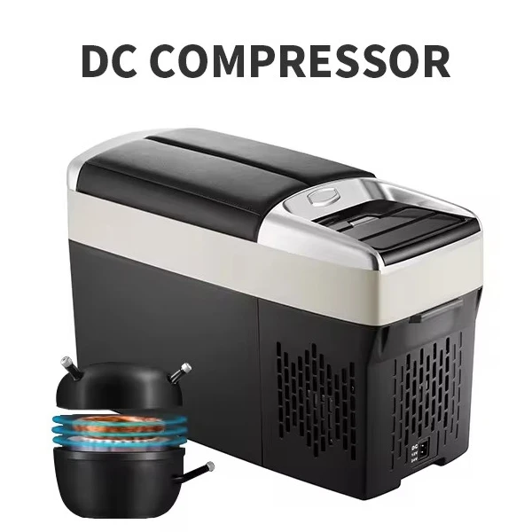 Colku BF-11H Car Fridge 12V Mini Portable Refrigerator 11L Center Console  Freezer With Dual Cup Holder