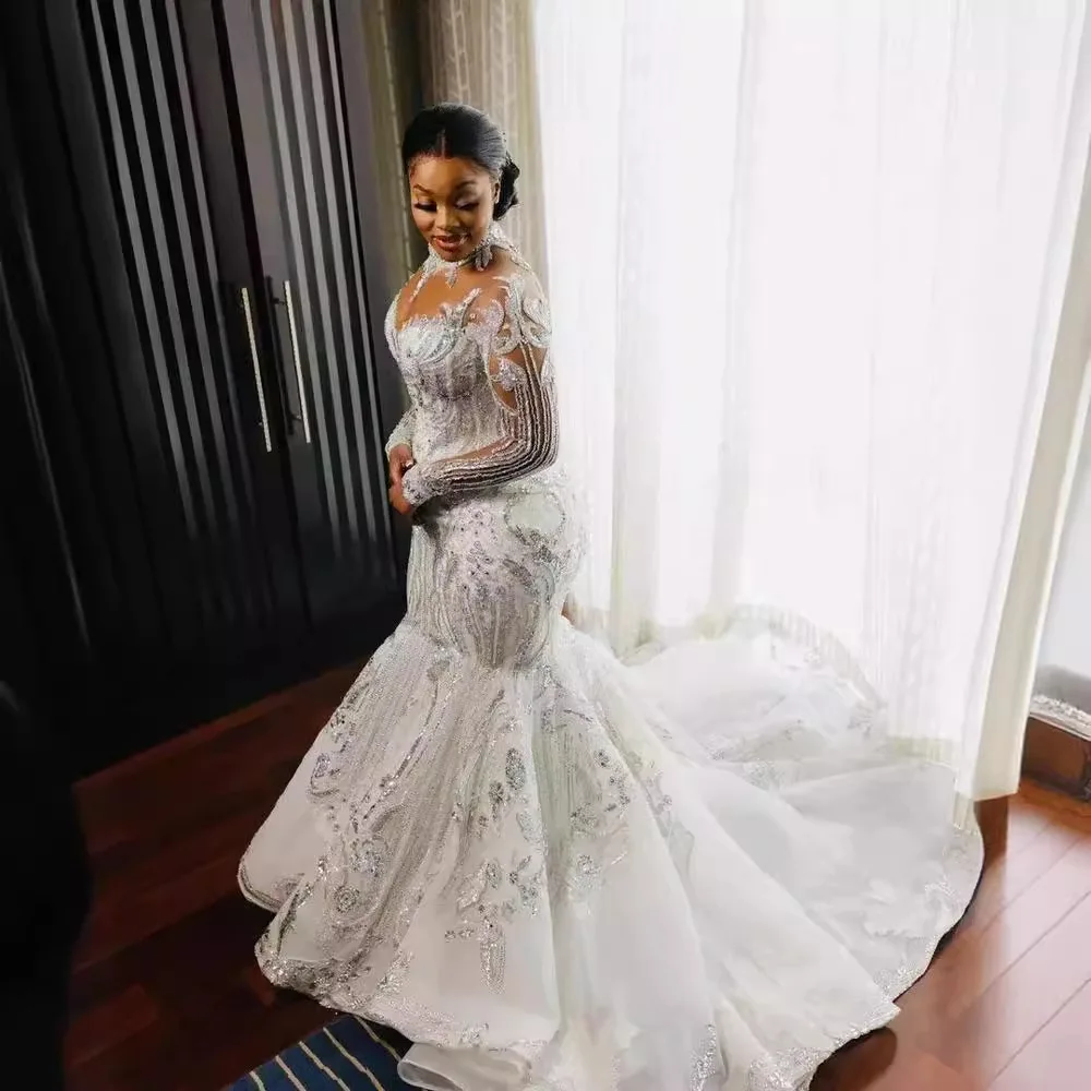 Wholesale African tyle Wedding Dresses Plus Ize African Wedding Dresses Custom Mermaid Wedding dress,1 Unit Wholesale African tyle Wedding Dresses Plus Ize African Wedding Dresses Custom Mermaid Wedding dress,1 Unit