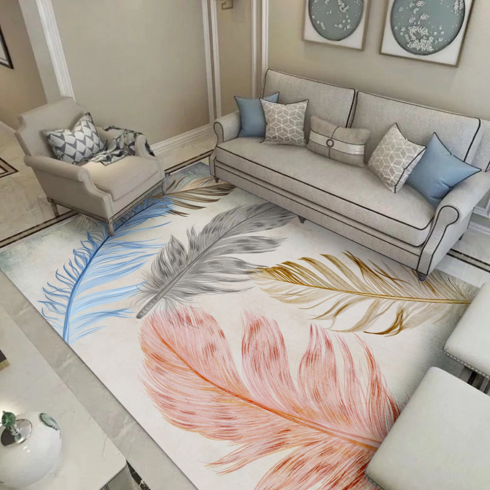 一卷pvc地板奢华天鹅绒地毯防水