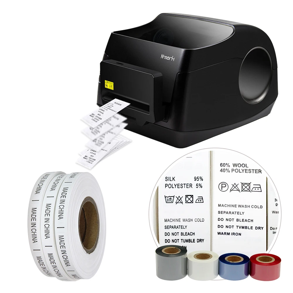 sundhed Forhøre vedvarende ressource Wholesale N-mark cloth label printer machine for wash care label printing  to fabric label maker online with wholesale price From m.alibaba.com