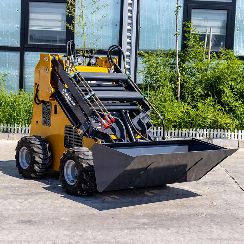 Free Shipping Weight 950kg Convenient Small Sliding Loader CE/EPA/EU Certification Koop Engine Durable Mini Skid Steer Loader