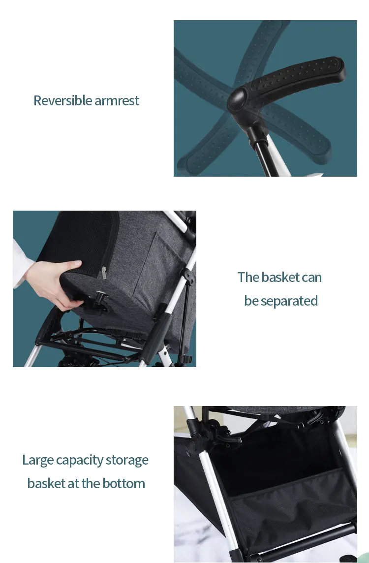 M301 Rts Sustainable And Easy Folding Portable 4wheel Pet Travel