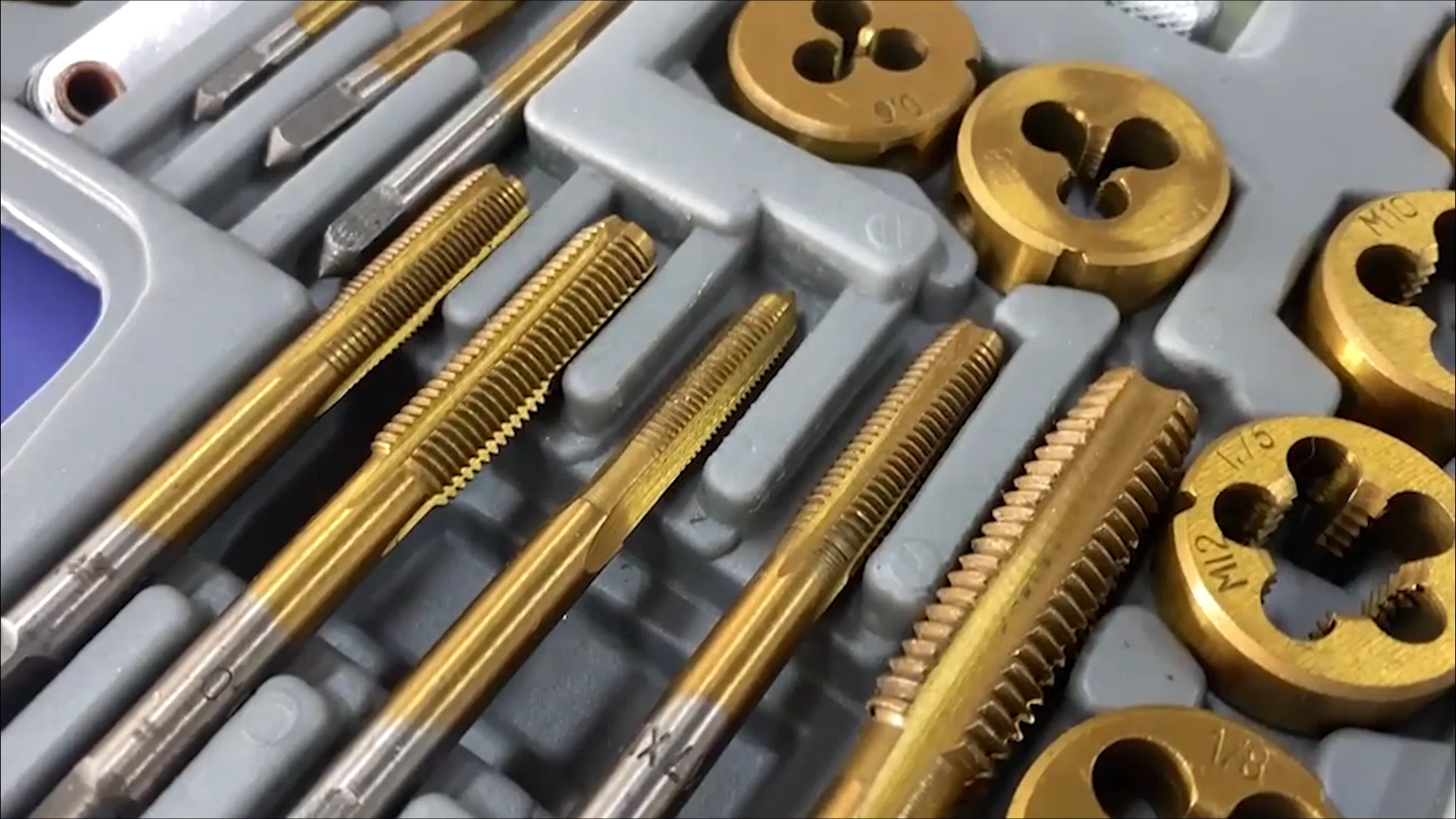 86 Piece Tap And Die Set Alloy Steel Sae And Metric Tools,Titanium