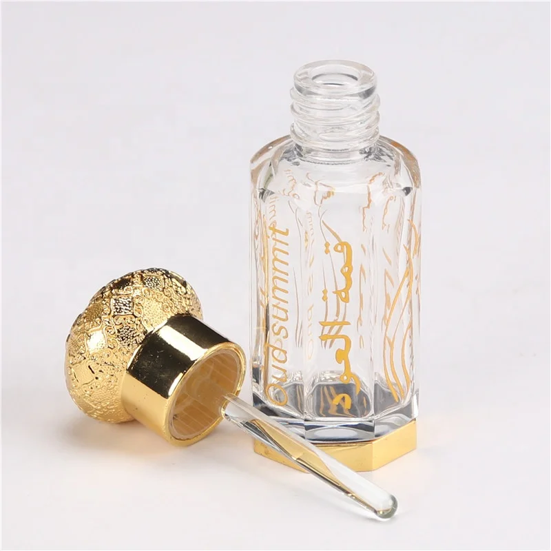 Custom Attar Oud 3ml 6ml 12ml Crystal Glass Perfume Bottles With Logo Engraving Arabic Crystal Bottle for Perfume Oil