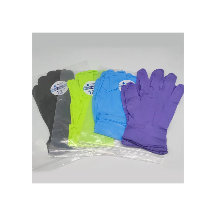 Nitrile Glove Anti Chemicals Laboratory Experiment Use Anti Allergies Hands Gloves
