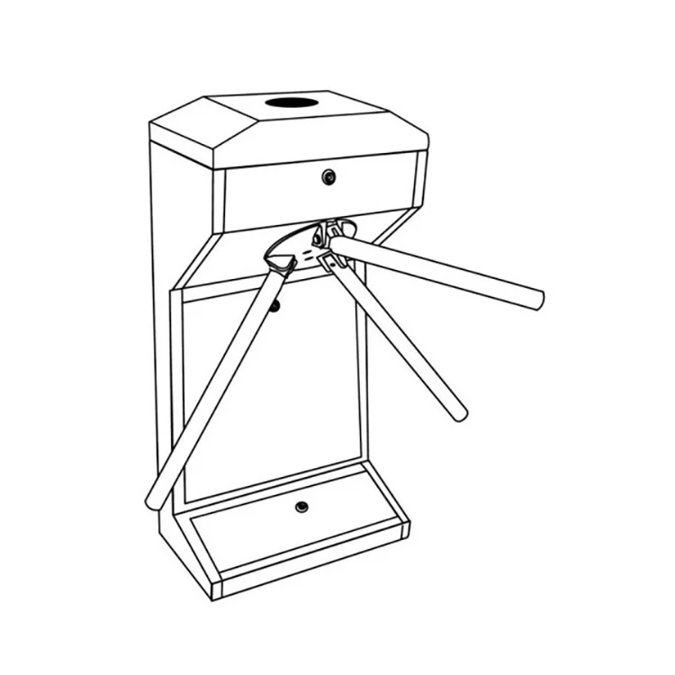 High Security Heavy-Duty High Quality Tripod Turnstile Access Control Barrier Gate for Gyms Pedestrian Turnstile Mechanism