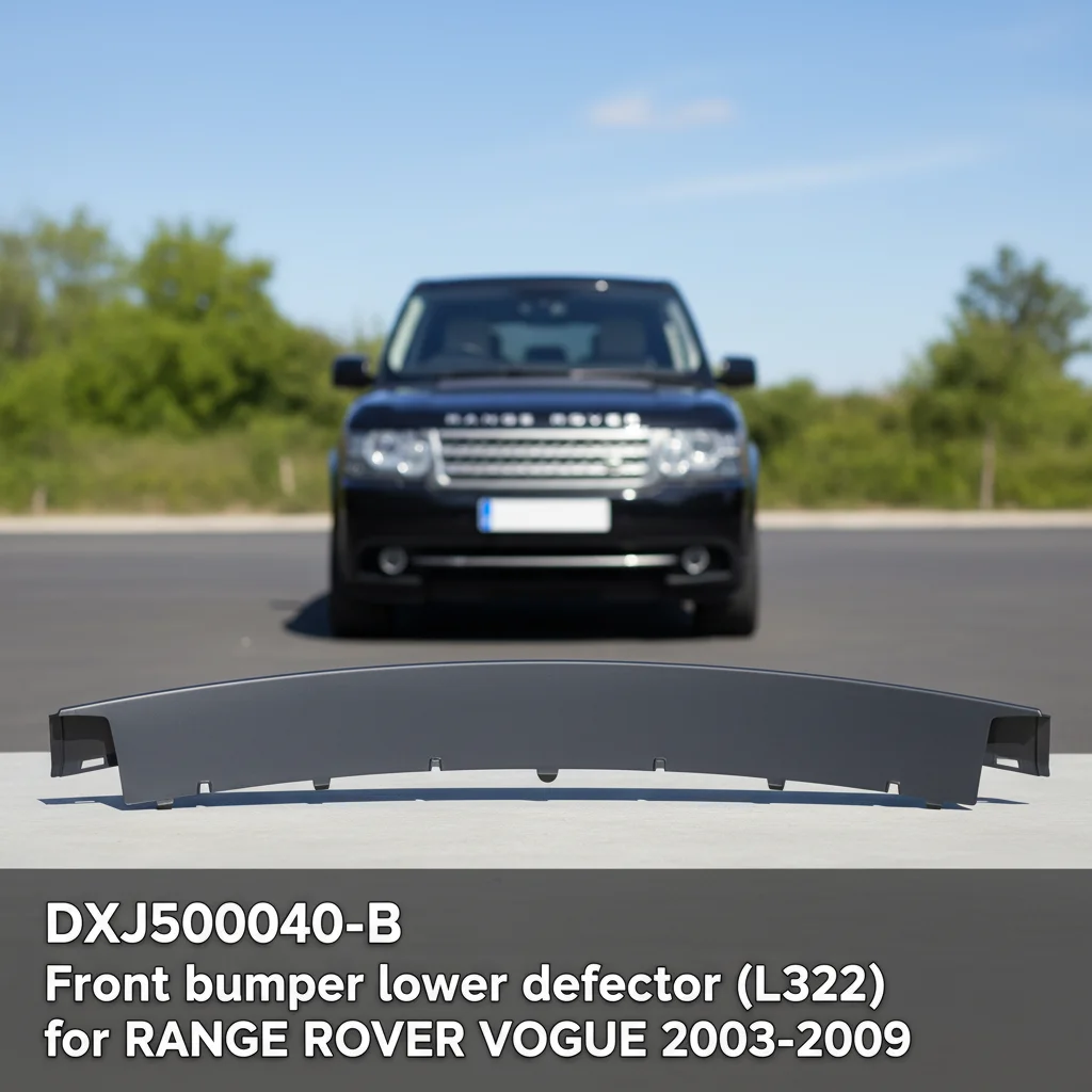 DXJ500040-B Front Bumper Lower Trim Strip Accessories Car Front Bumper Lower Deflector (L322) for RANGE ROVER VOGUE 2003-2009