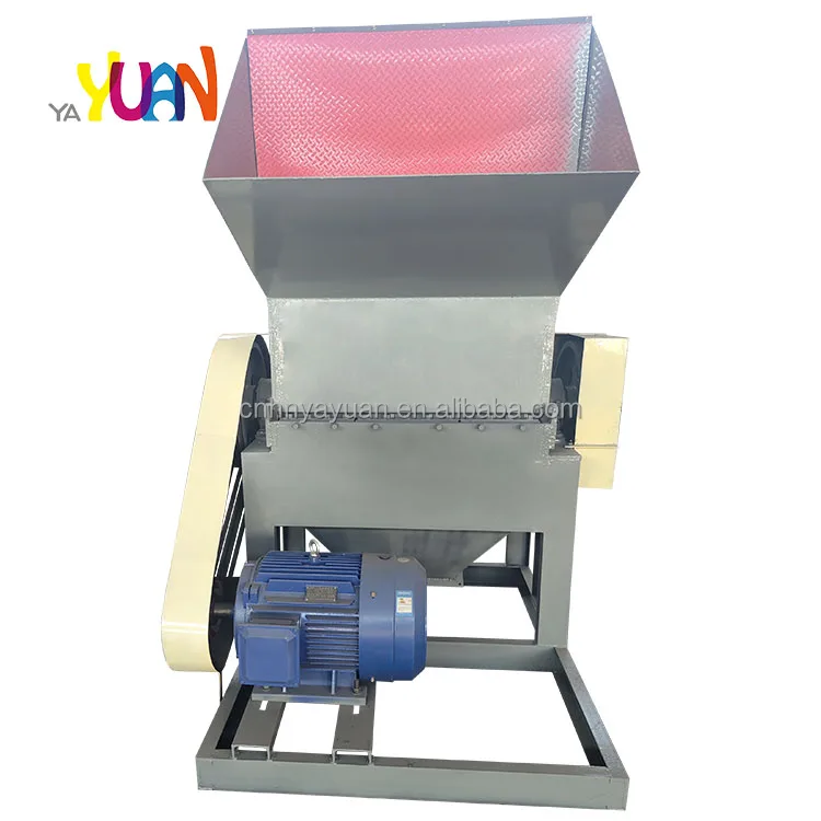 diesel Engine Manual Plastic Shredder and Plastic Bottle and Can Crusher Plastic Film Crusher