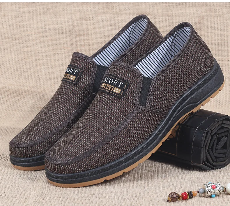 Wholesale of Fashion Casual Shoes Men Cloth Middle-aged and Elderly Men's  Work Casual Men's and Walking Shoes
