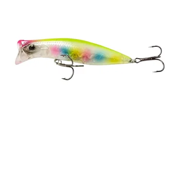 Cheery 80mm 12G Topwater Whopper Popper Salt Water Bass Trout Artificial Bait ABS Wobble Supplies Fishing Lures for River – Popper – view 3