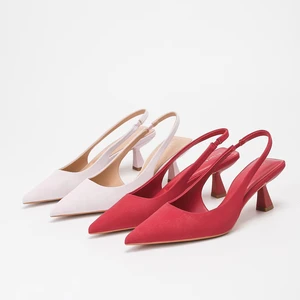 Women's High Top Spring Summer Stiletto Heels Pointed Toe Outdoor Sandals