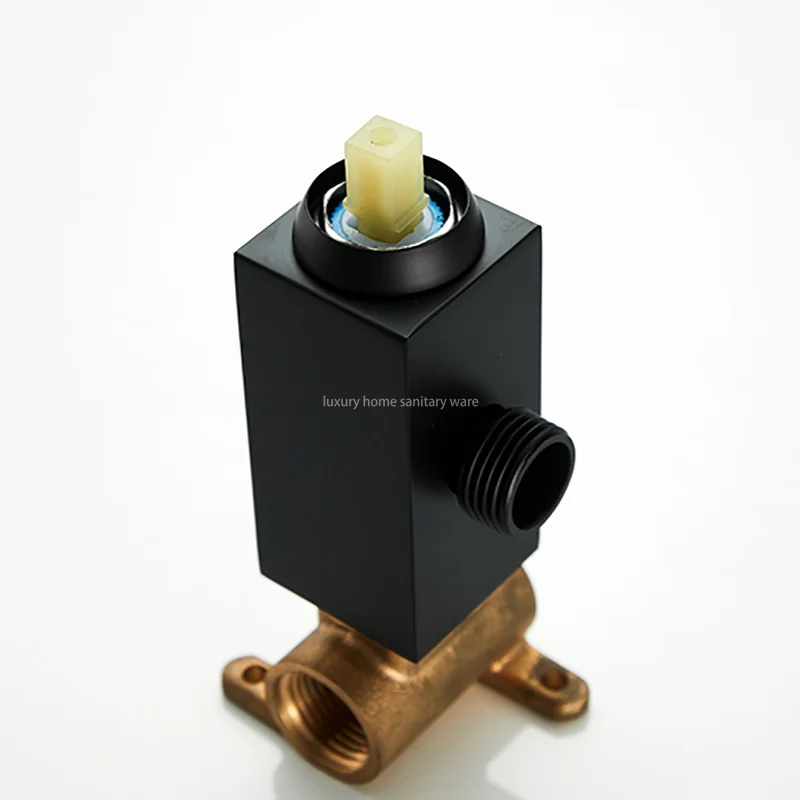 product factory direct selling simple black square bathroom bidet sprayer spray handheld bidet toilet sprayer kit-8