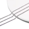 Silver base crystal purple