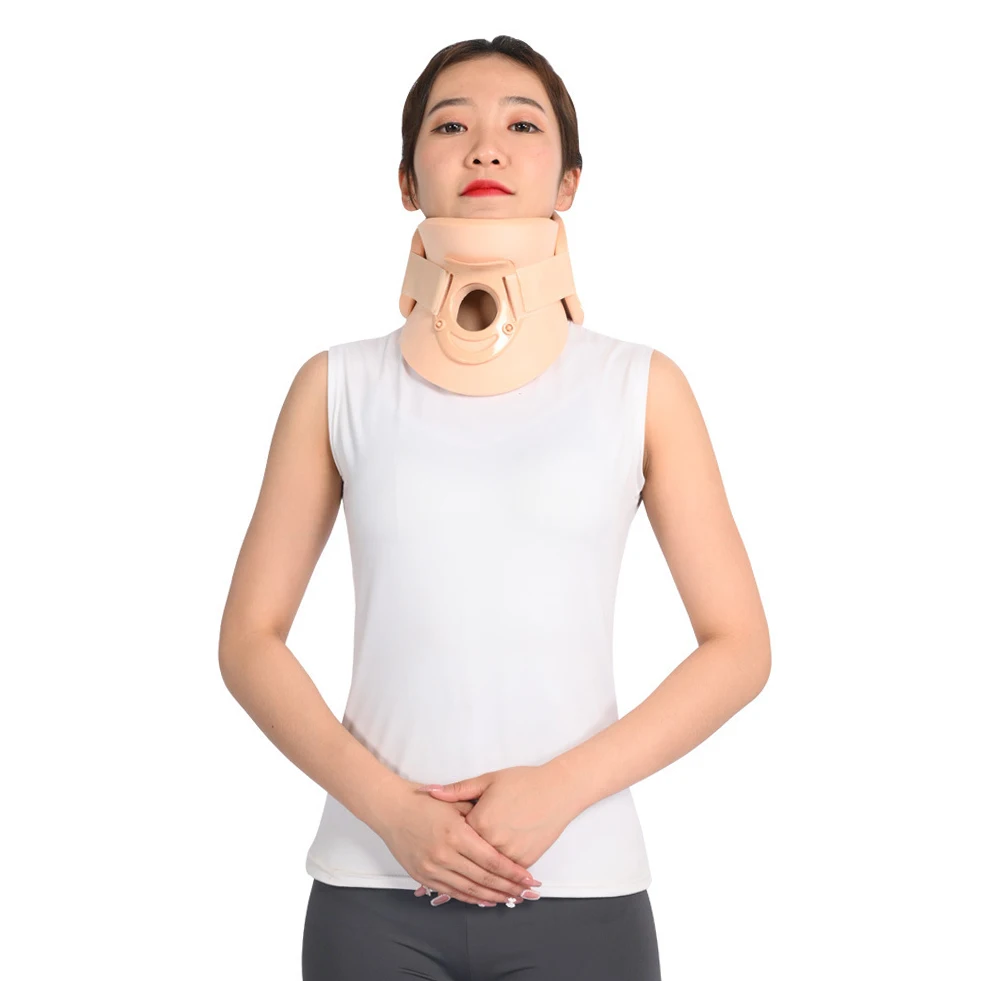 Adjustable neck support brace neck traction cervical collar manufacture