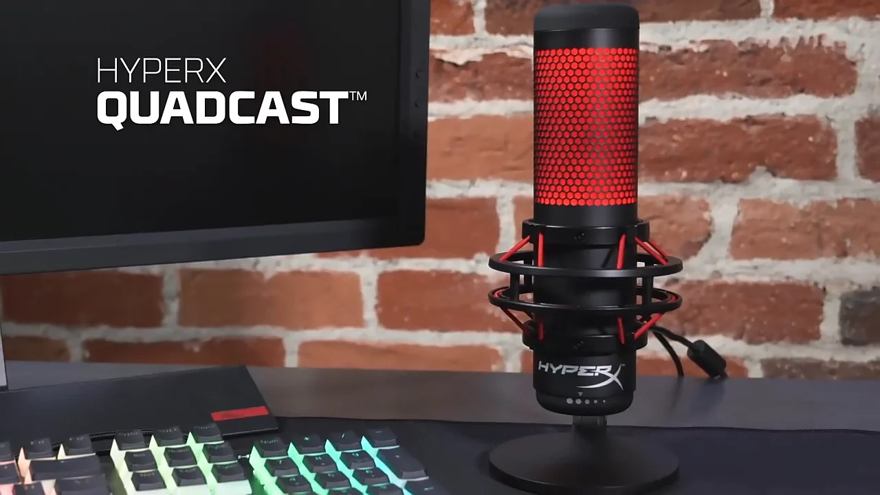 HyperX QuadCast - USB Condenser Gaming  