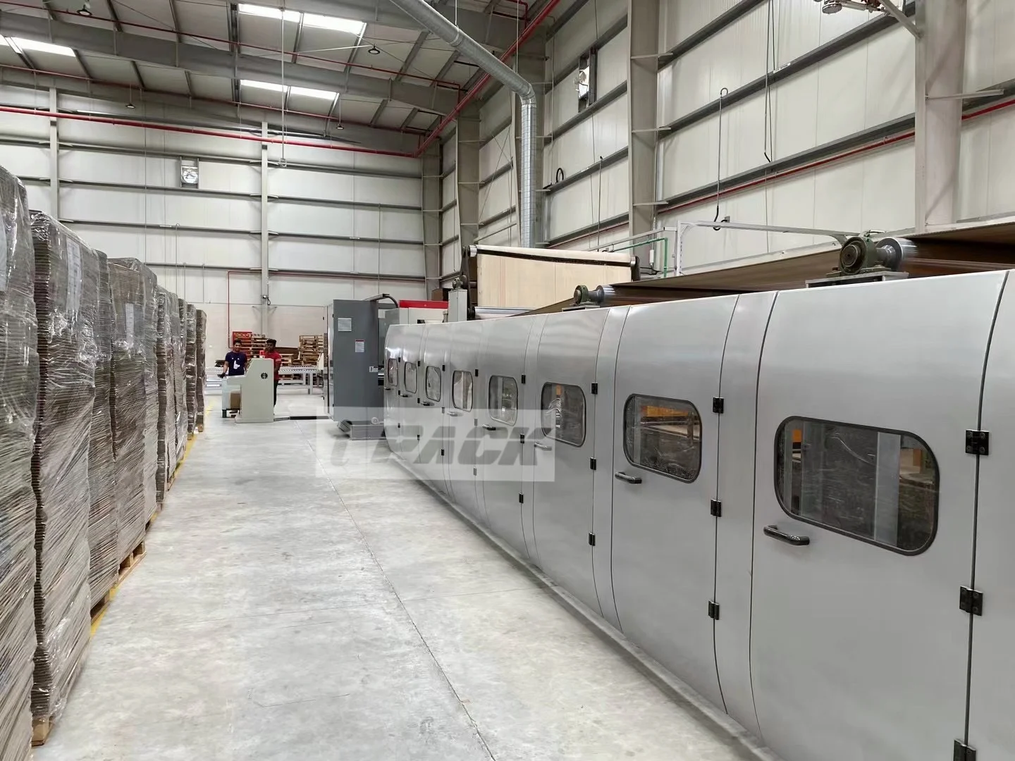 3 Layer 5 Layer 7 Layer  Fully Automatic Corrugated Board Production Line Corrugated Cardboard Box Making Machine