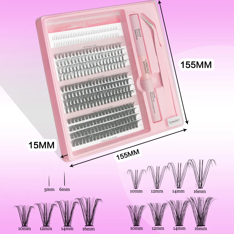 Private Label Fluffy Lashes Full Strip Eyelashes Vendors Faux Natural 3D Mink Lashes 15-25mm Wholesale Eyelashes