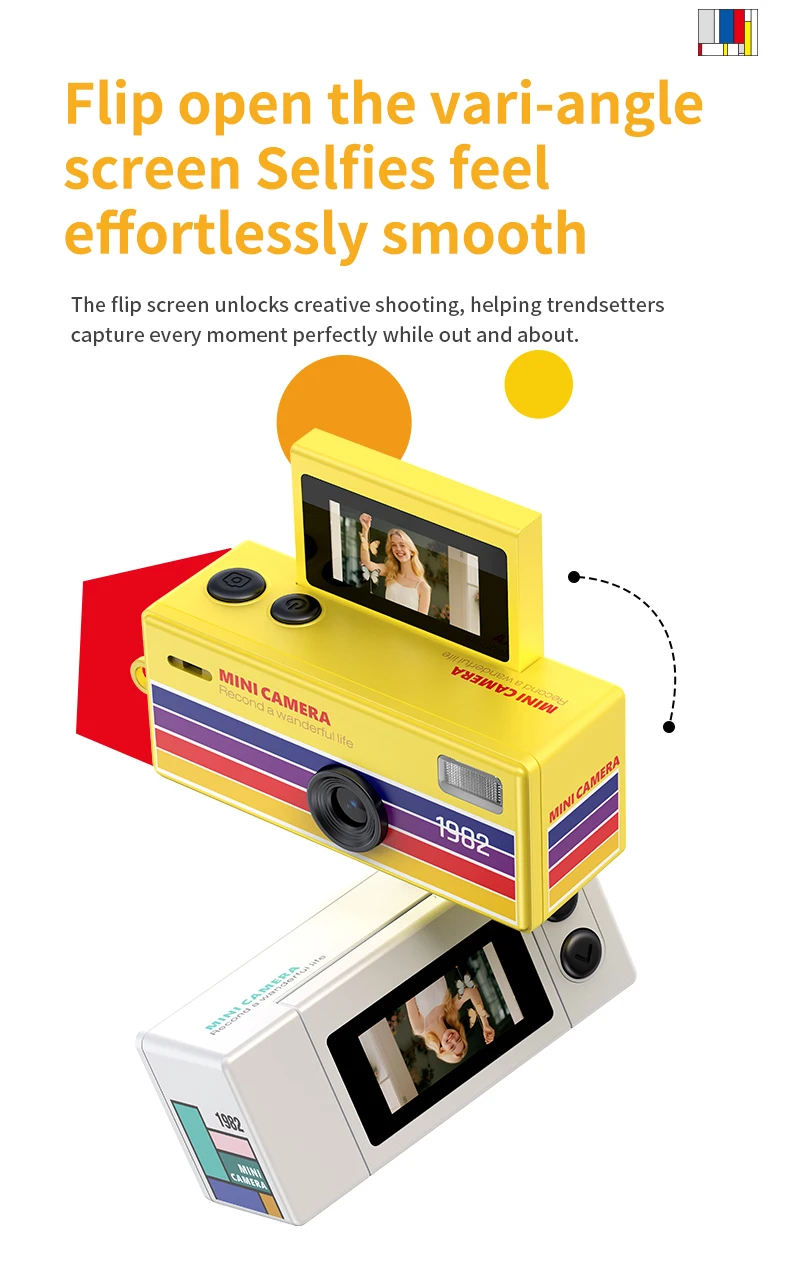LK-030 Retro Miniature Compact Thumb Camera - Pocket Campus Outdoor Video Camera - Perfect for Taking Photos on the Go