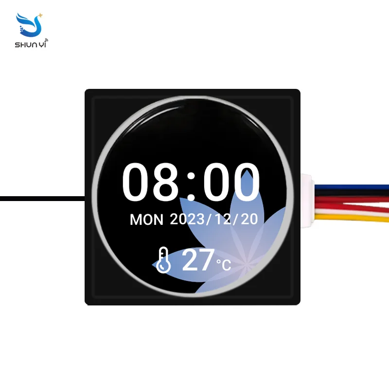 SHUNYI 12V  Led Light Mirror Touch 5a 60w Rotating Knob Screen Sensor Switch for Bathroom