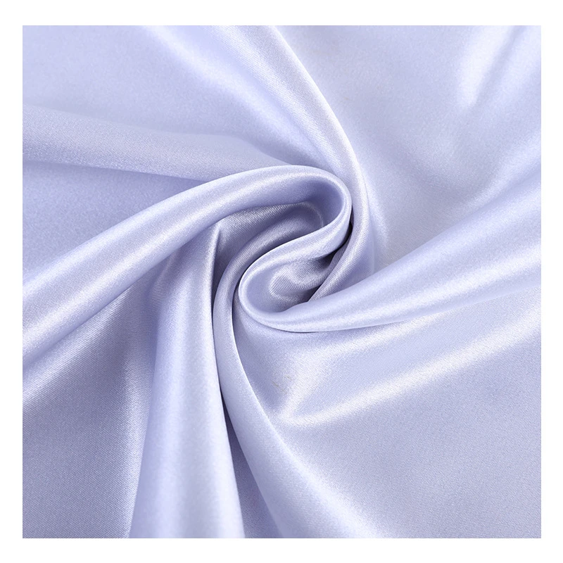 50D*75D Satin 97%Polyester 3%Spandex Soft Imitation Silk Fabric for nightwear