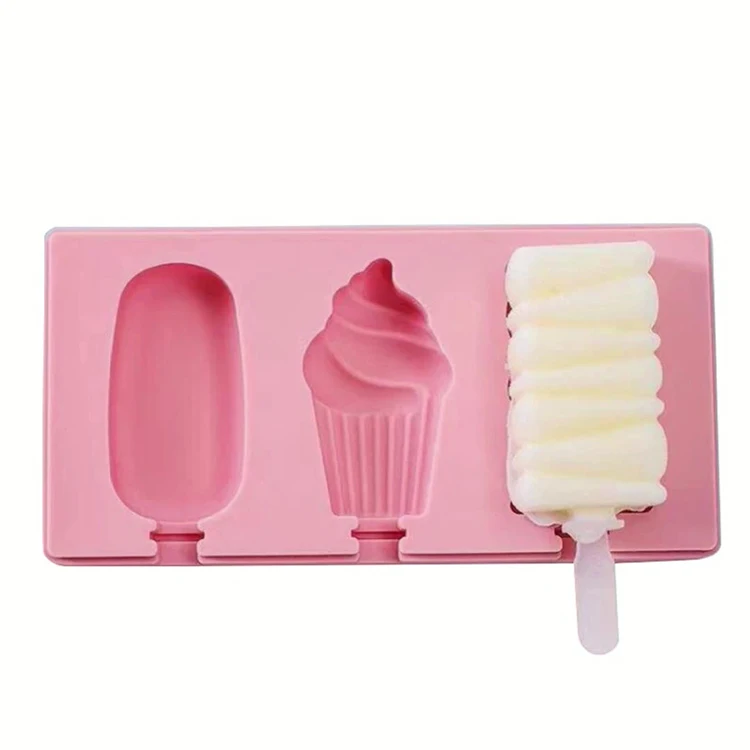 Moule à Glaces Silicone 8 Cavités ×2 + 50 Bâtonnets – Popsicles Maison Faciles Et Réutilisables