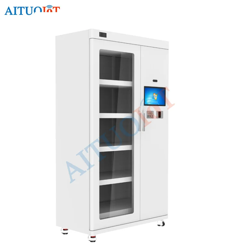 Smart UHF RFID Locker for Tool Linen Garment Clothes Textile Inventory Tracking Smart UHF RFID Cabinet