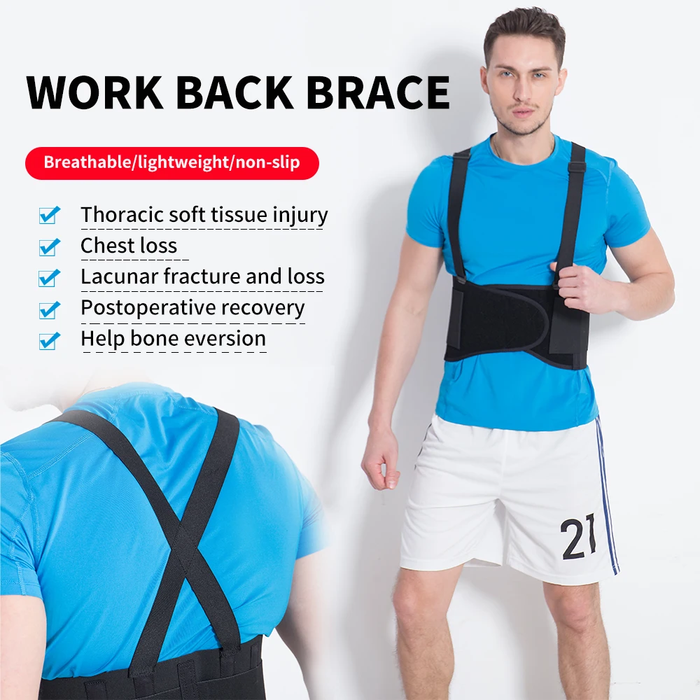 Hot Sale Corrective Work Out Lumbar Back Brace Waist Protect Support ...