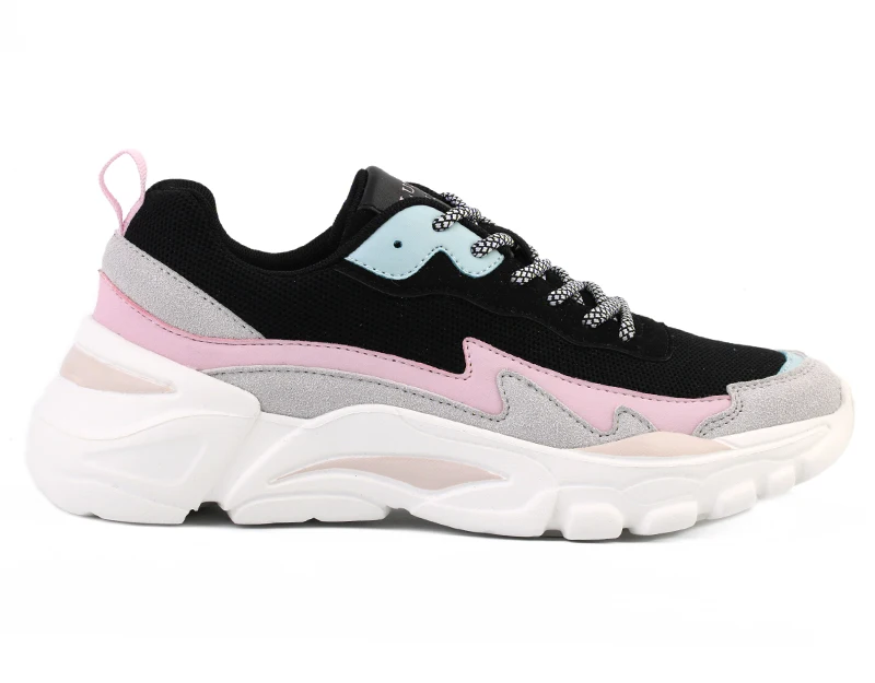 GT-21117W, визуально увеличивающие рост; Хорошего качества на каблуке средней высоты женская обувь, спортивная обувь для женщин